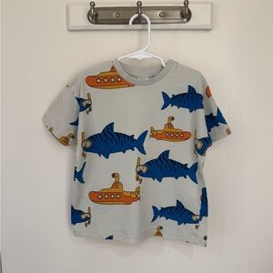 Zara Submarine Shark Tee 4-5 Years